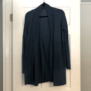 Lululemon Sit In Lotus Wrap Cardigan- Petrol Blue